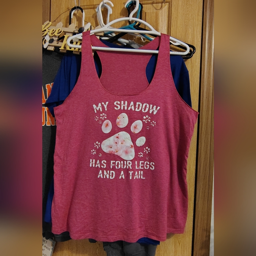 Pink Graphic Tank Top